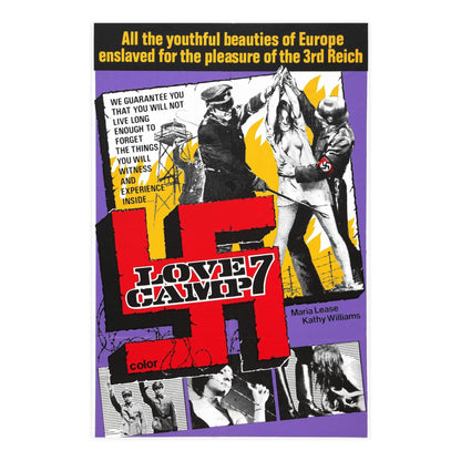 LOVE CAMP 7 1969 - Paper Movie Poster-24″ x 36″ (Vertical)-The Sticker Space