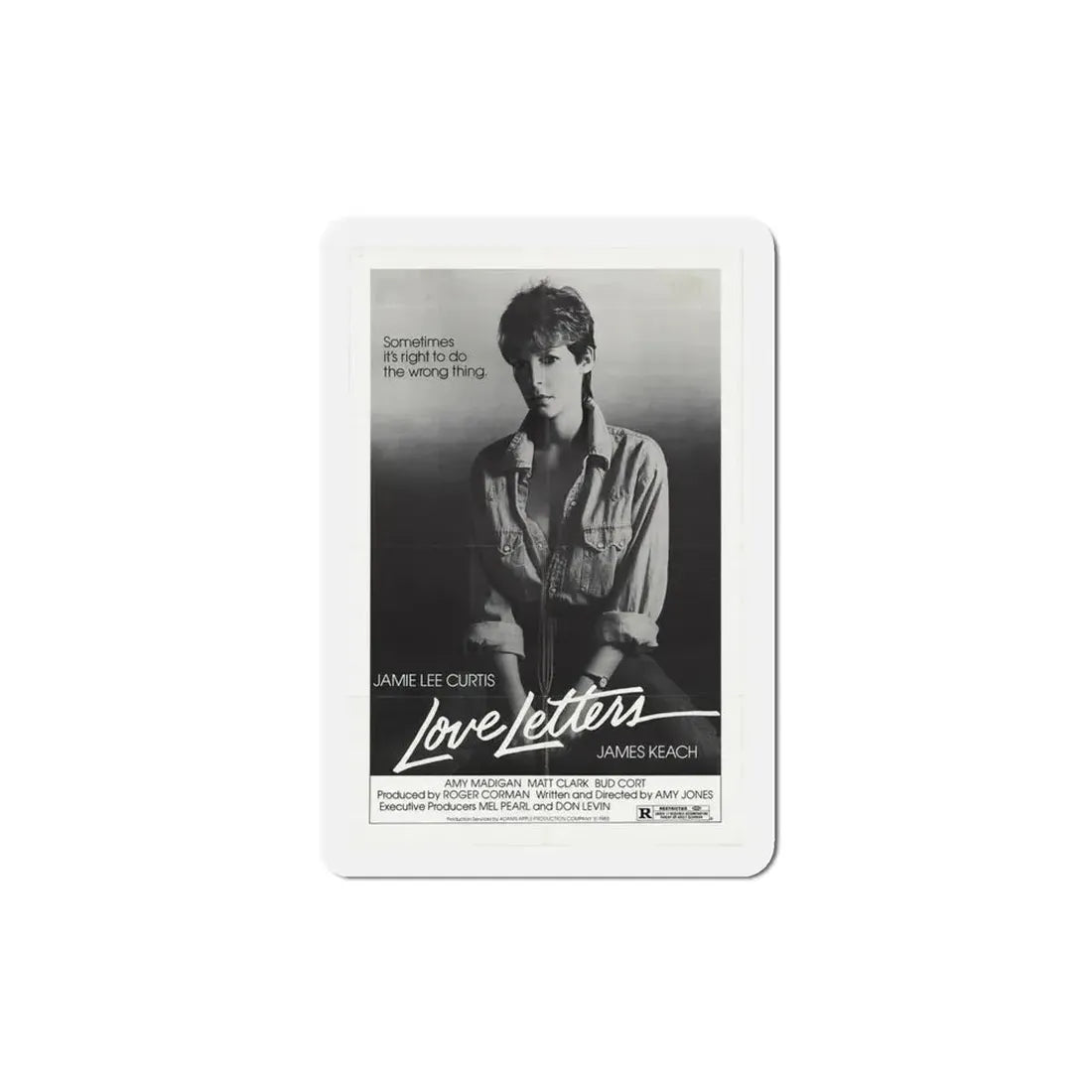 Love Letters 1983 Movie Poster Refrigerator Magnet 4 Inch - The Sticker Space