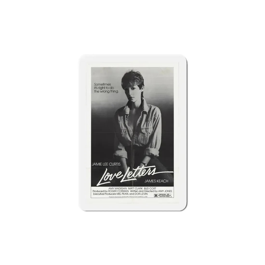 Love Letters 1983 Movie Poster Refrigerator Magnet 6 Inch - The Sticker Space