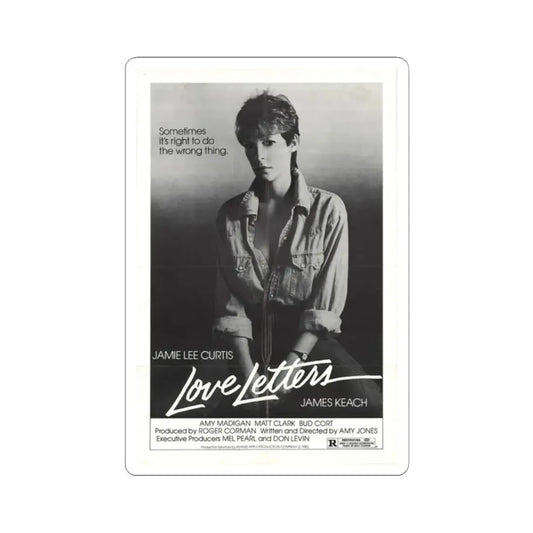 Love Letters 1983 Movie Poster - STICKER Vinyl Kiss-Cut Decal 2 Inch White - The Sticker Space