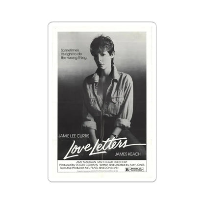 Love Letters 1983 Movie Poster - STICKER Vinyl Kiss-Cut Decal 3 Inch White - The Sticker Space