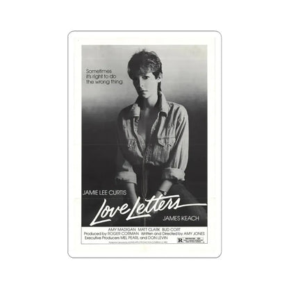 Love Letters 1983 Movie Poster - STICKER Vinyl Kiss-Cut Decal 4 Inch White - The Sticker Space