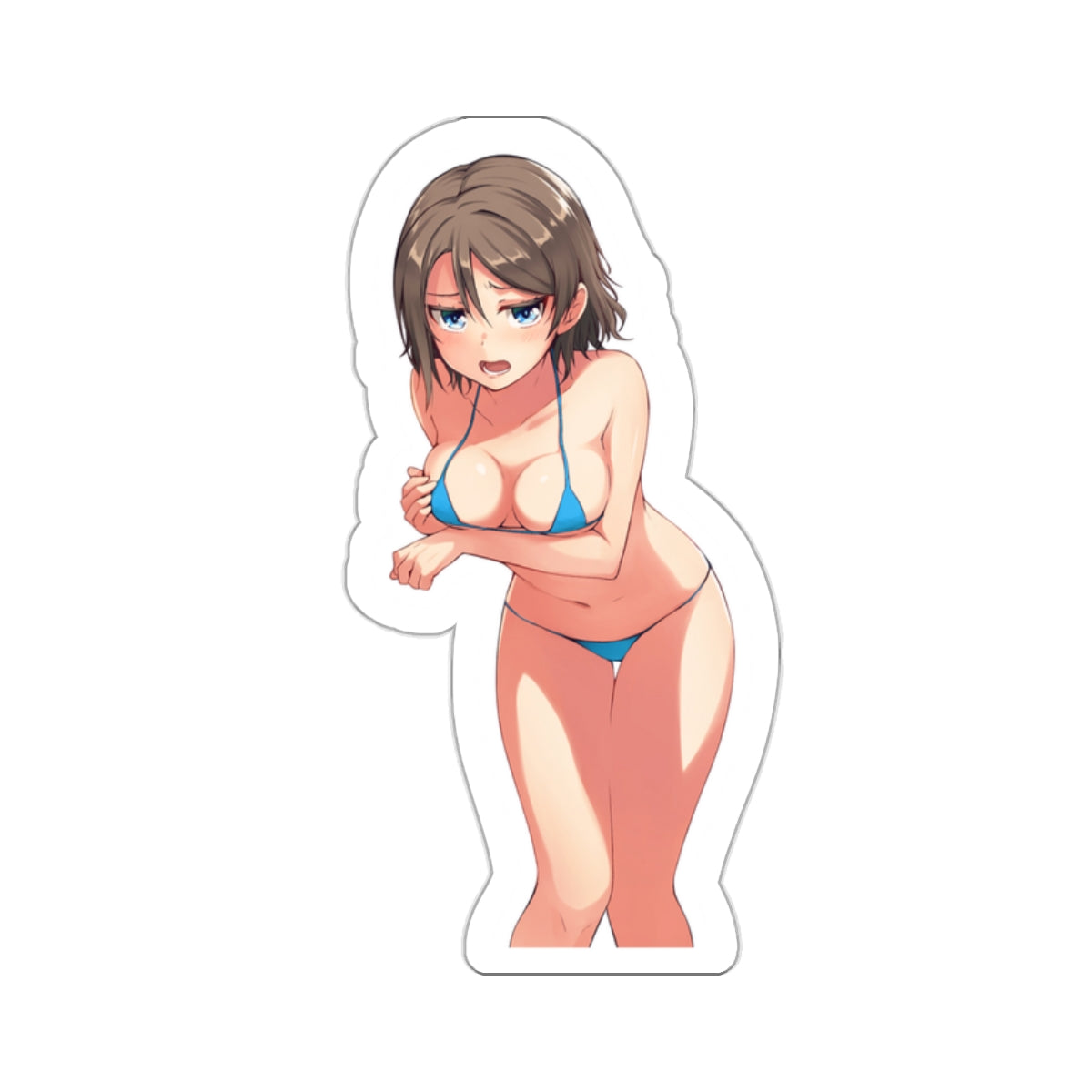 Love Live! Sunshine!! - You Watanabe v2 (Anime/Ecchi/Waifu) STICKER Vinyl Die-Cut Decal-White-The Sticker Space