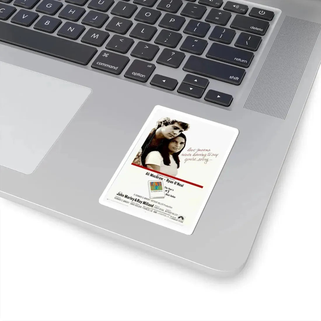 Love Story 1970 Movie Poster - STICKER Vinyl Kiss-Cut Decal - The Sticker Space