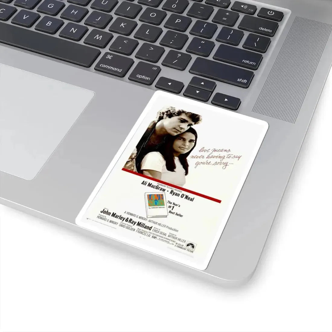 Love Story 1970 Movie Poster - STICKER Vinyl Kiss-Cut Decal - The Sticker Space