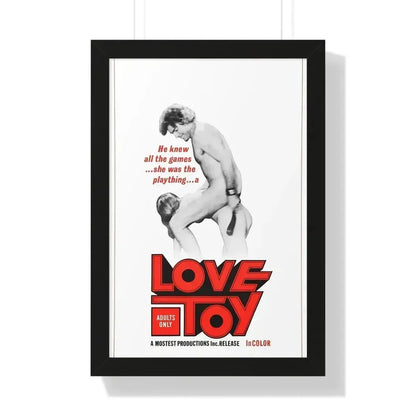 LOVE TOY 1971 - Framed Movie Poster 16″ x 24″ Black - The Sticker Space