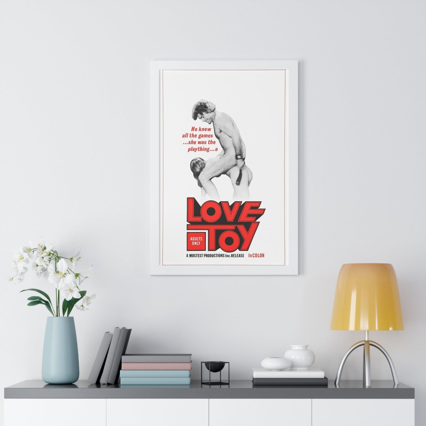 LOVE TOY 1971 - Framed Movie Poster-The Sticker Space