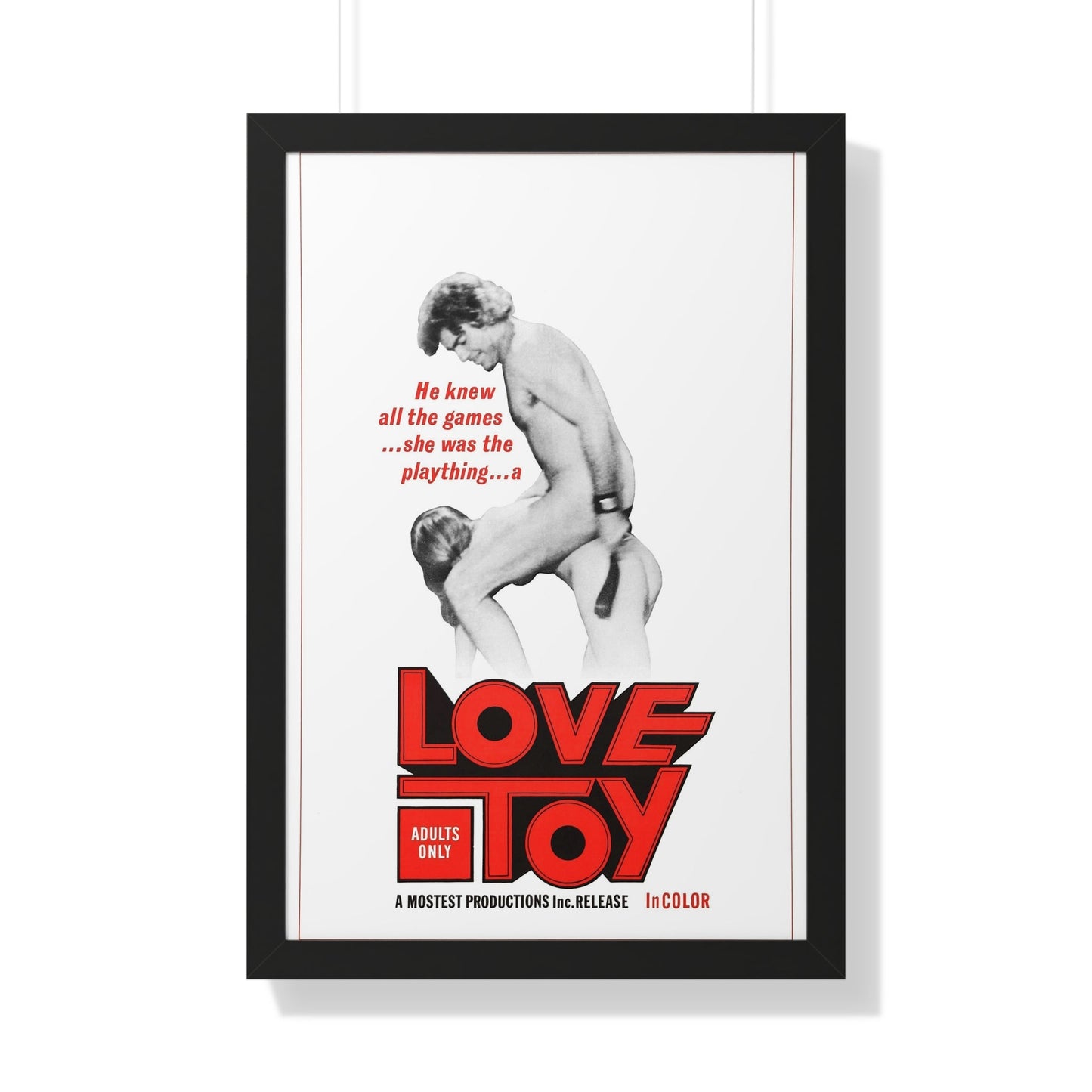 LOVE TOY 1971 - Framed Movie Poster-20" x 30"-The Sticker Space