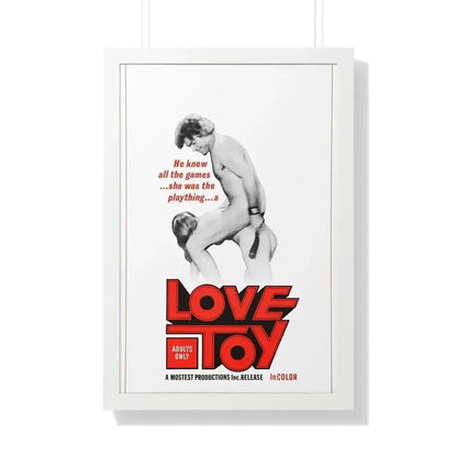 LOVE TOY 1971 - Framed Movie Poster 20" x 30" White - The Sticker Space
