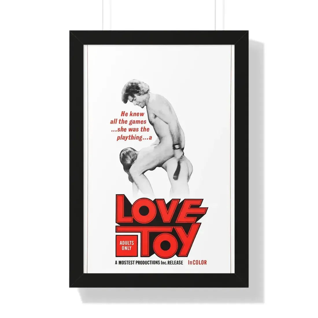LOVE TOY 1971 - Framed Movie Poster - The Sticker Space