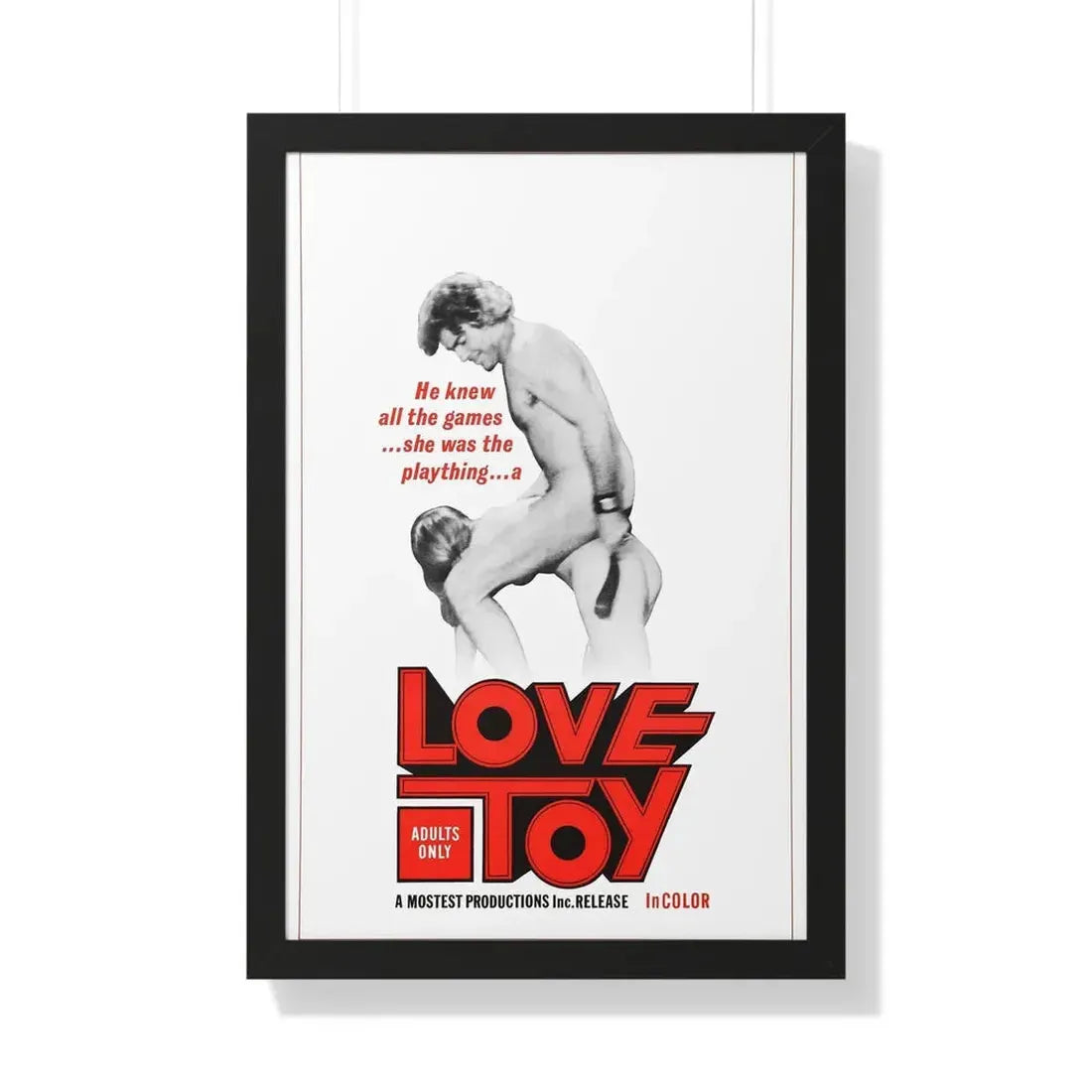 LOVE TOY 1971 - Framed Movie Poster - The Sticker Space