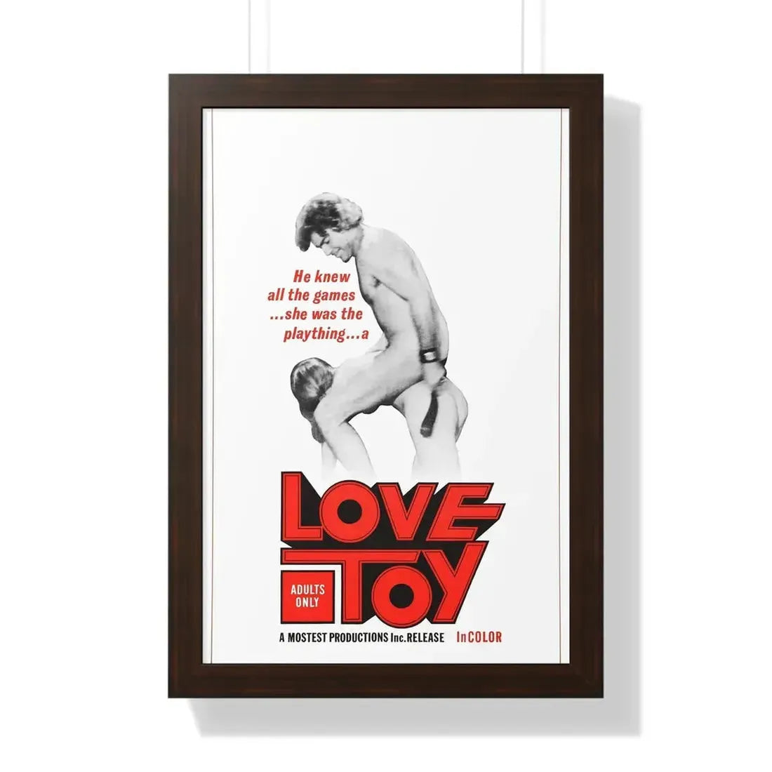 LOVE TOY 1971 - Framed Movie Poster - The Sticker Space
