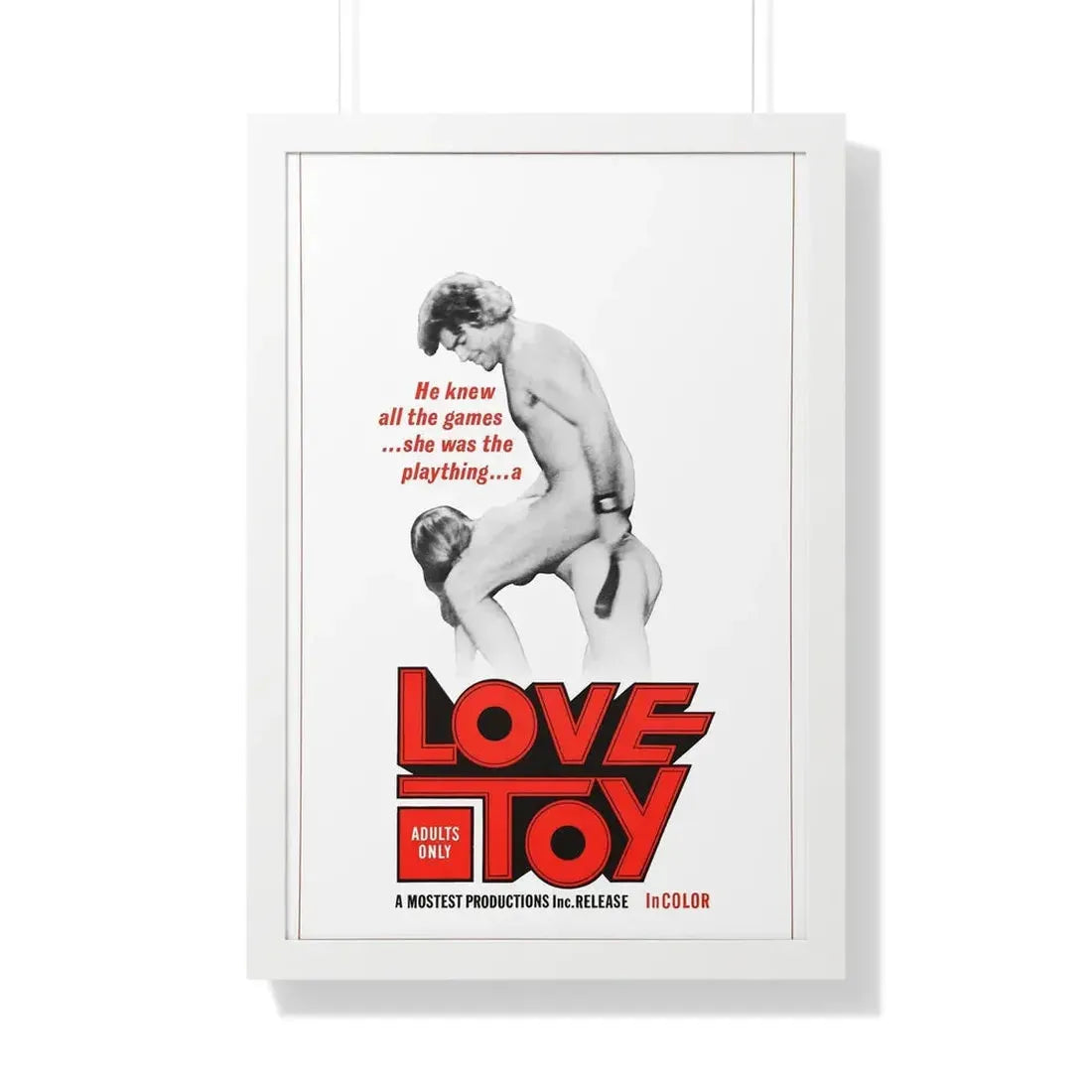 LOVE TOY 1971 - Framed Movie Poster - The Sticker Space