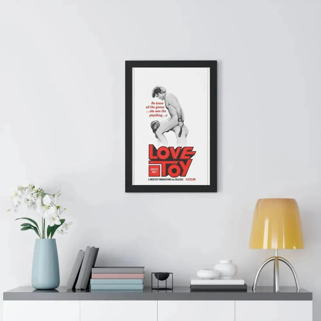 LOVE TOY 1971 - Framed Movie Poster - The Sticker Space