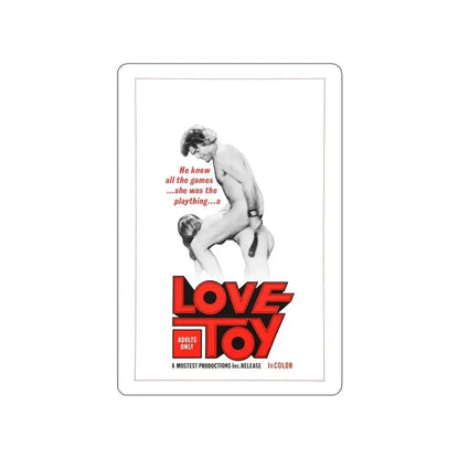 LOVE TOY 1971 Movie Poster STICKER Vinyl Die-Cut Decal 4 Inch - The Sticker Space