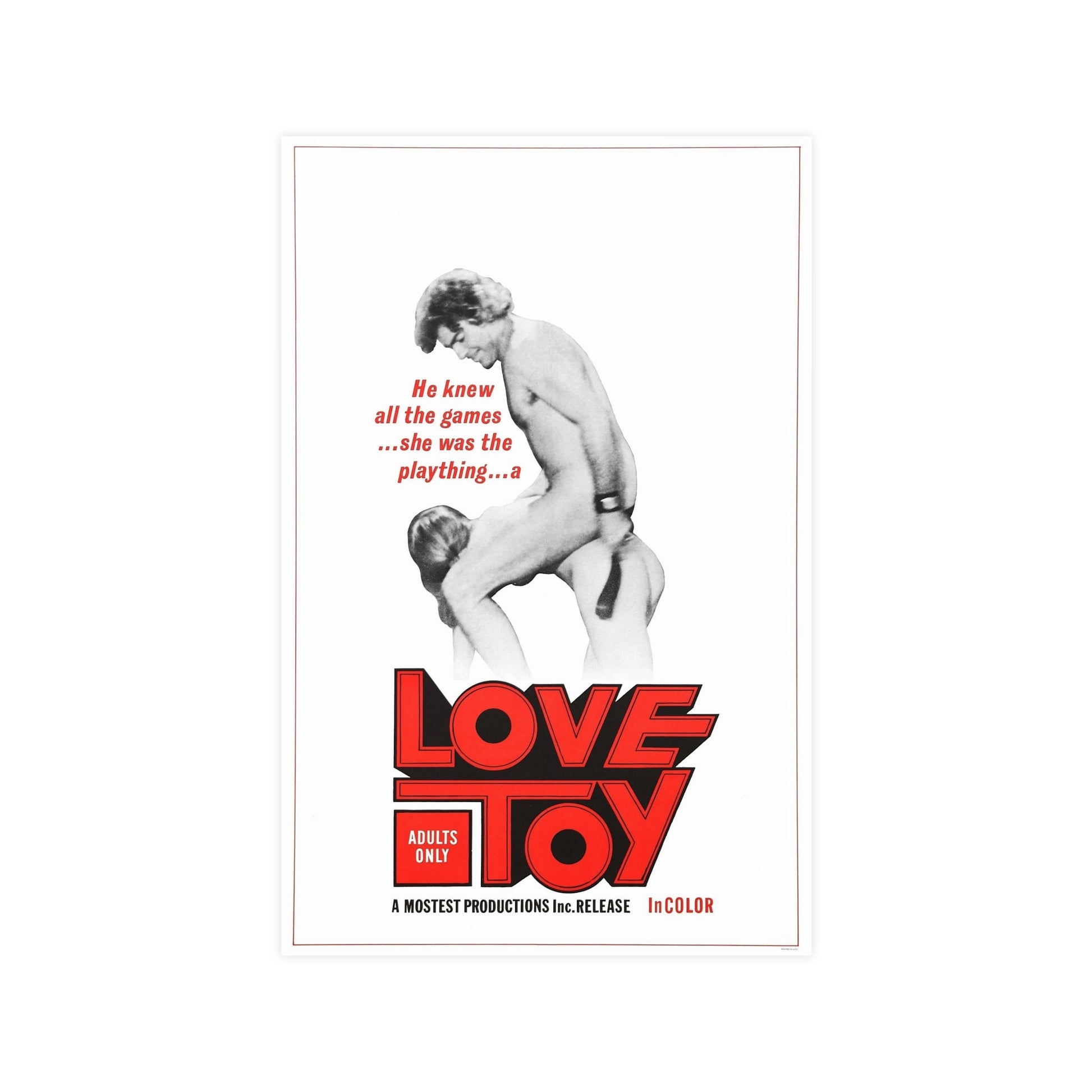 LOVE TOY 1971 - Paper Movie Poster-11″ x 17″ (Vertical)-The Sticker Space