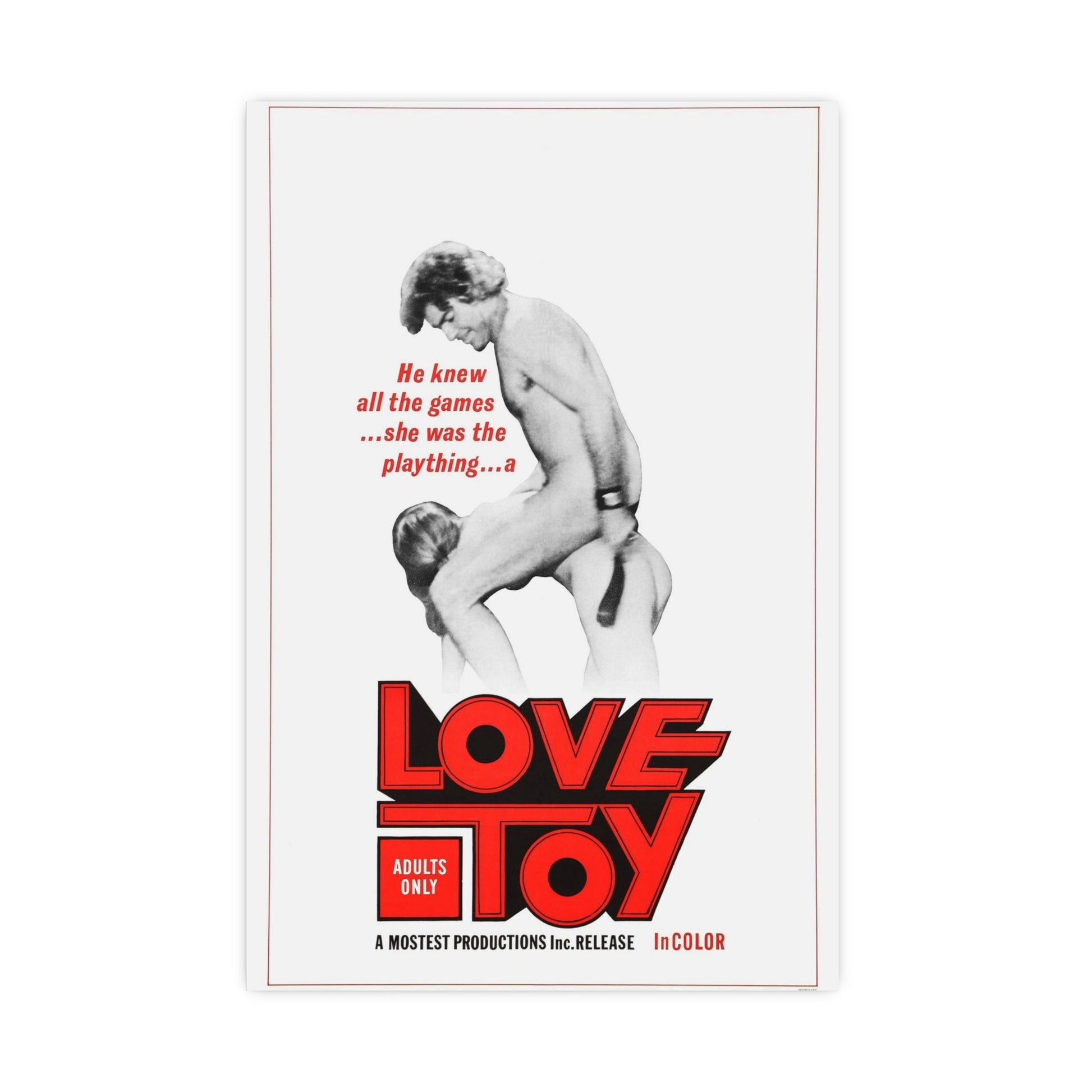 LOVE TOY 1971 - Paper Movie Poster-20″ x 30″ (Vertical)-The Sticker Space