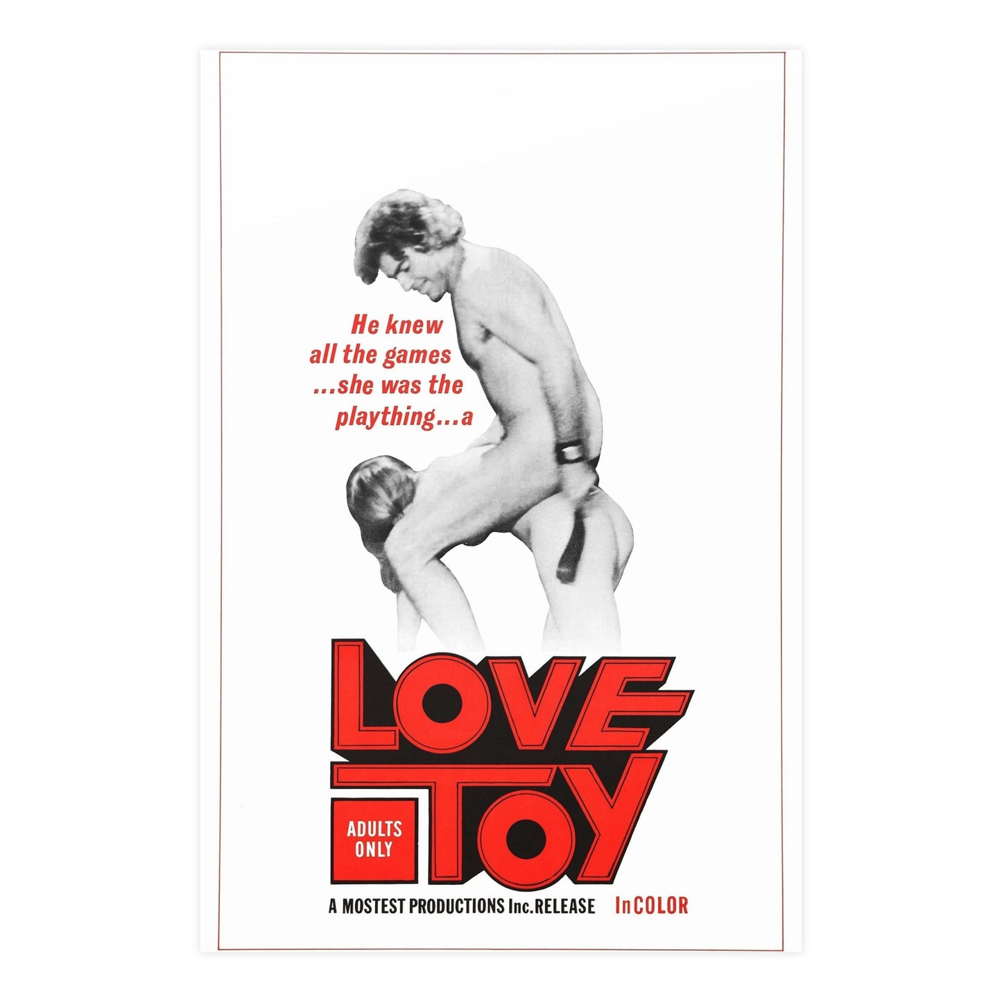 LOVE TOY 1971 - Paper Movie Poster-24″ x 36″ (Vertical)-The Sticker Space