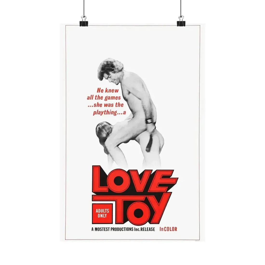 LOVE TOY 1971 - Paper Movie Poster - The Sticker Space