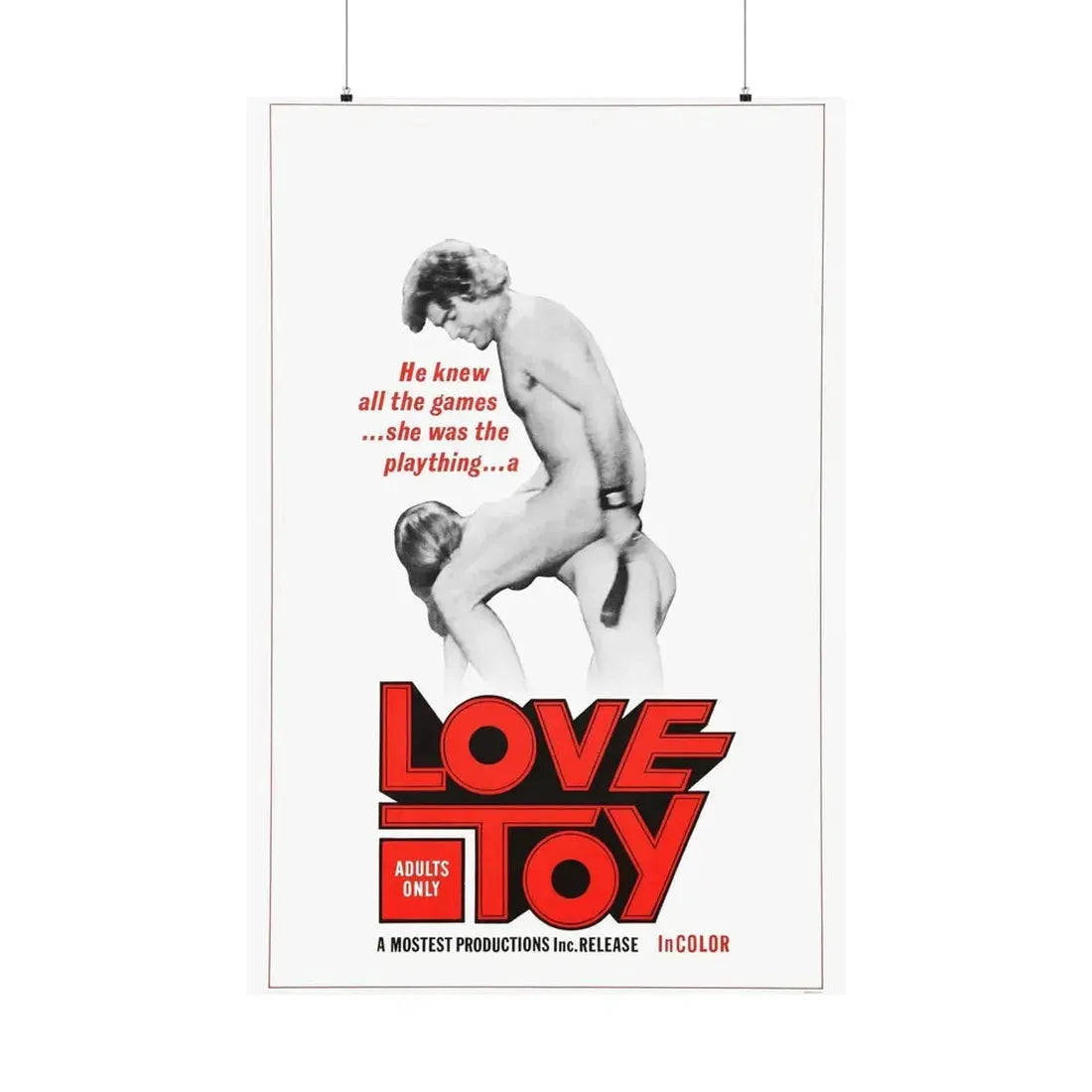 LOVE TOY 1971 - Paper Movie Poster - The Sticker Space