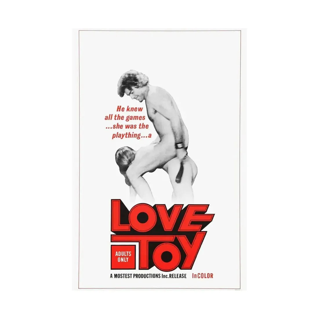 LOVE TOY 1971 - Paper Movie Poster - The Sticker Space