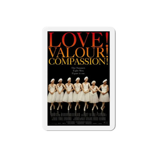 Love Valour Compassion 1997 Movie Poster Refrigerator Magnet 2 Inch - The Sticker Space