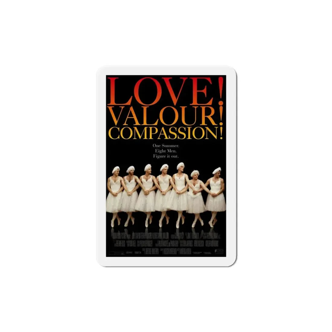 Love Valour Compassion 1997 Movie Poster Refrigerator Magnet 5 Inch - The Sticker Space