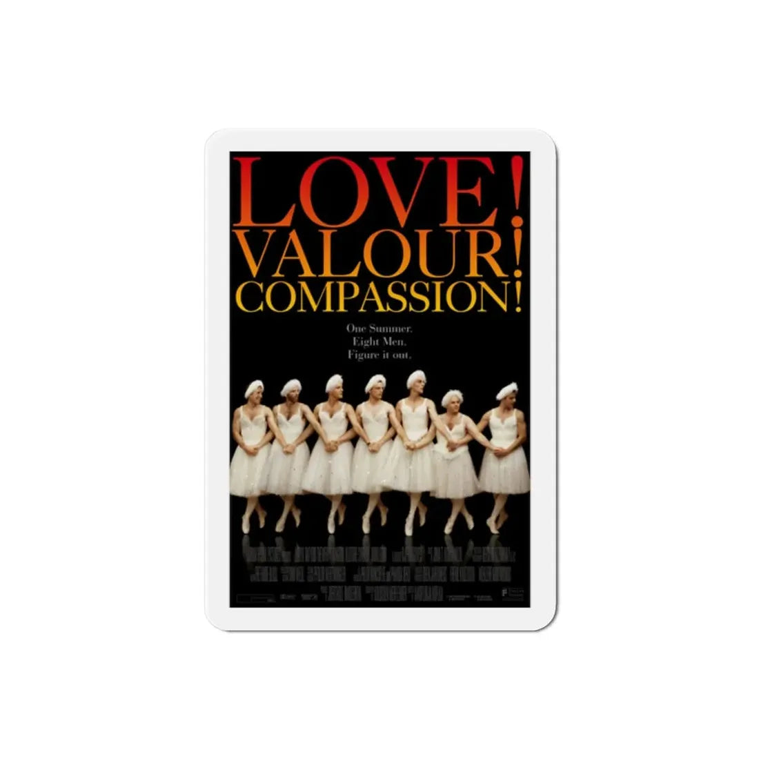Love Valour Compassion 1997 Movie Poster Refrigerator Magnet - The Sticker Space