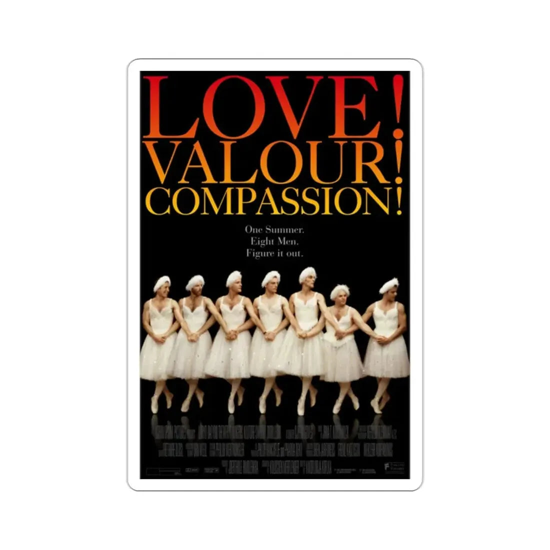 Love Valour Compassion 1997 Movie Poster STICKER Vinyl Die-Cut Decal 2 Inch - The Sticker Space