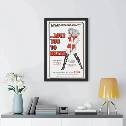 LOVE YOU TO DEATH 1977 - Framed Movie Poster - The Sticker Space