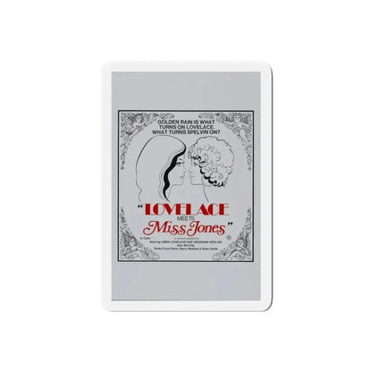 LOVELACE MEETS MISS JONES 1975 Movie Poster - Refrigerator Magnet - The Sticker Space