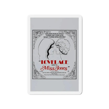 LOVELACE MEETS MISS JONES 1975 Movie Poster - Refrigerator Magnet - The Sticker Space