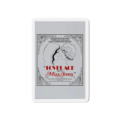 LOVELACE MEETS MISS JONES 1975 Movie Poster - Refrigerator Magnet - The Sticker Space