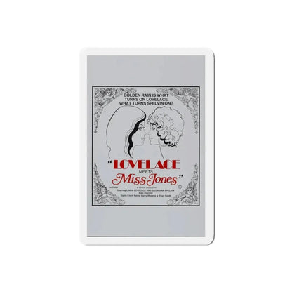 LOVELACE MEETS MISS JONES 1975 Movie Poster - Refrigerator Magnet - The Sticker Space
