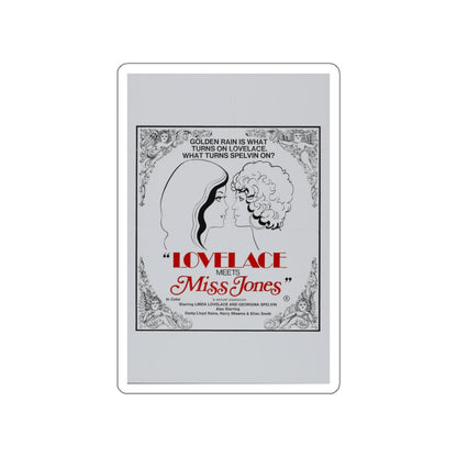 LOVELACE MEETS MISS JONES 1975 Movie Poster STICKER Vinyl Die-Cut Decal-4 Inch-The Sticker Space