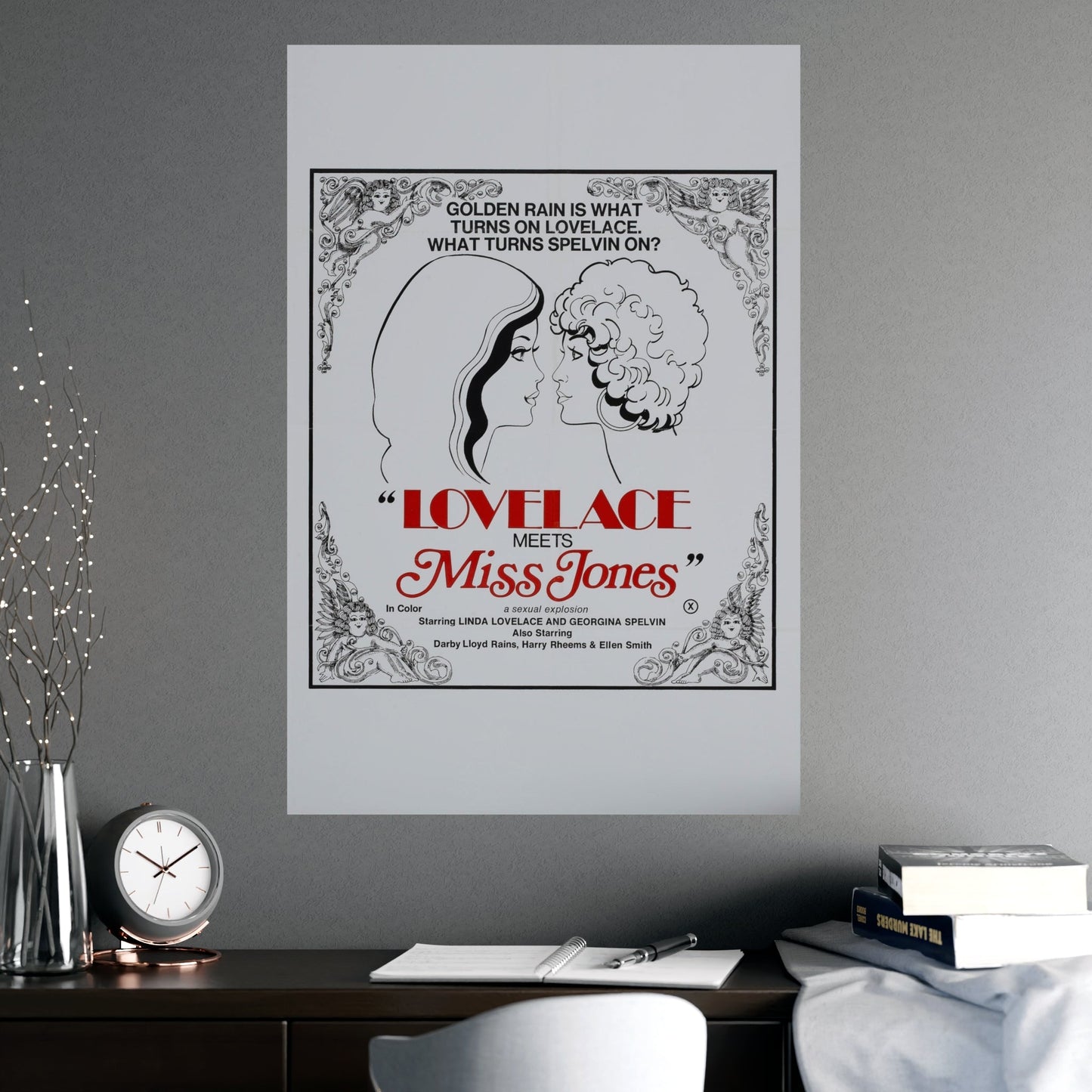 LOVELACE MEETS MISS JONES 1975 - Paper Movie Poster-The Sticker Space