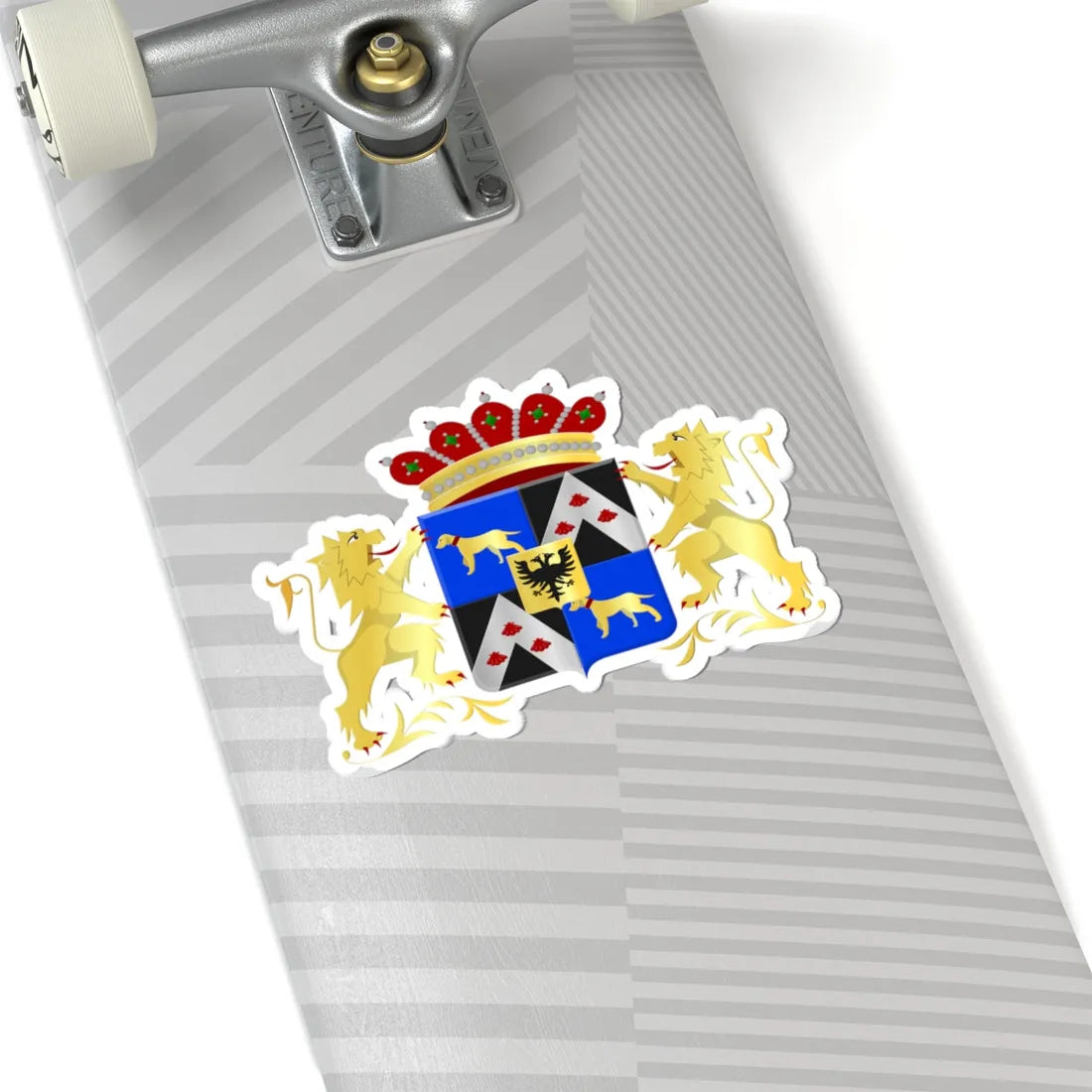 Lovendegem wapen (Belgium) (Coat of Arms) STICKER Vinyl Kiss-Cut Decal - The Sticker Space