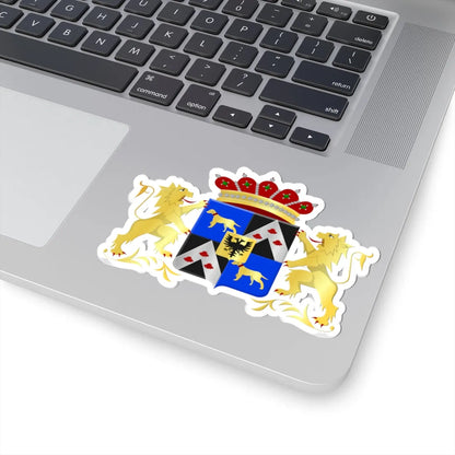 Lovendegem wapen (Belgium) (Coat of Arms) STICKER Vinyl Kiss-Cut Decal - The Sticker Space