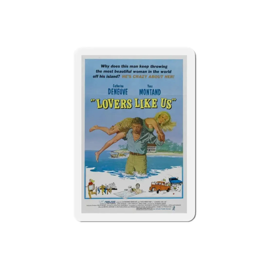 Lovers Like Us 1977 Movie Poster Refrigerator Magnet 2 Inch - The Sticker Space