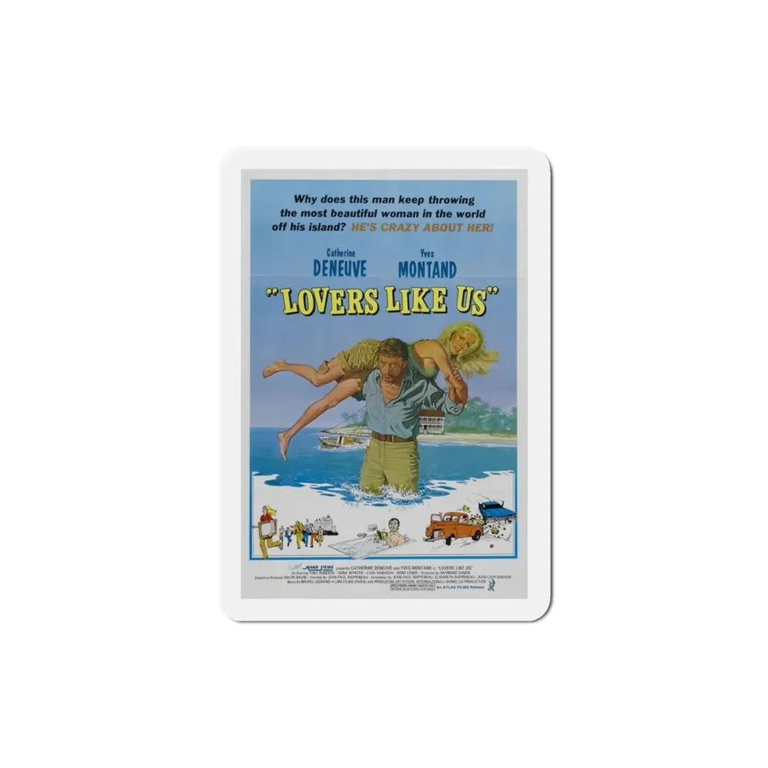 Lovers Like Us 1977 Movie Poster Refrigerator Magnet - The Sticker Space