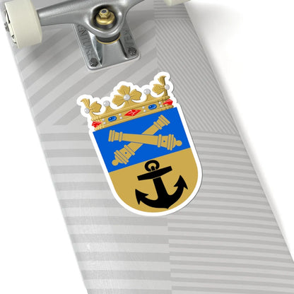 Loviisa.vaakuna (Finland) (Coat of Arms) STICKER Vinyl Kiss-Cut Decal - The Sticker Space