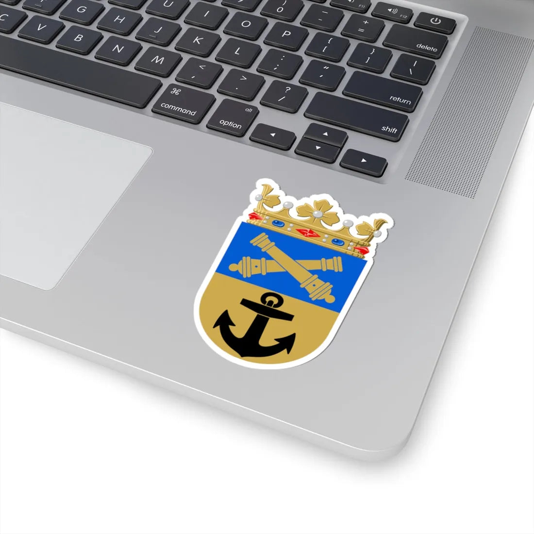 Loviisa.vaakuna (Finland) (Coat of Arms) STICKER Vinyl Kiss-Cut Decal - The Sticker Space