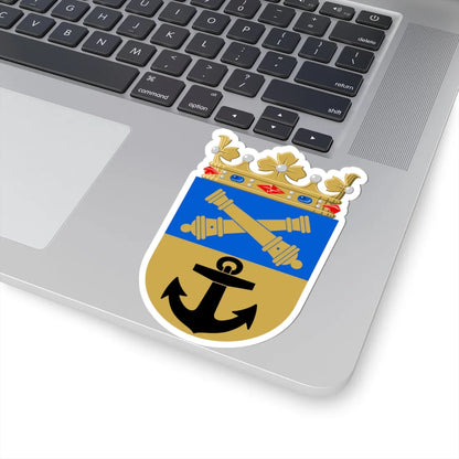 Loviisa.vaakuna (Finland) (Coat of Arms) STICKER Vinyl Kiss-Cut Decal - The Sticker Space