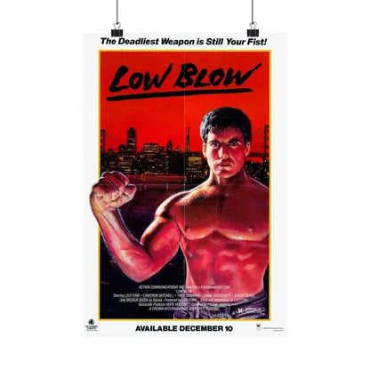 LOW BLOW (LOWBLOW) 1986 - Paper Movie Poster 12″ x 18″ Matte - The Sticker Space