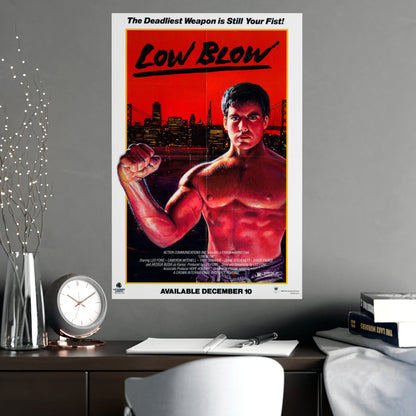 LOW BLOW (LOWBLOW) 1986 - Paper Movie Poster-The Sticker Space