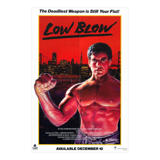 LOW BLOW (LOWBLOW) 1986 - Paper Movie Poster-24″ x 36″ (Vertical)-The Sticker Space