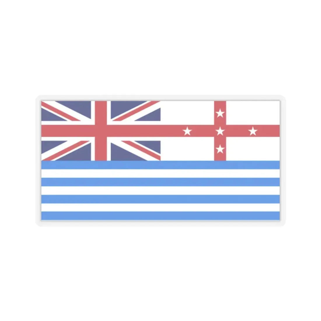 Lower Murray River Flag Australia - STICKER Vinyl Kiss-Cut Decal 2 Inch Transparent - The Sticker Space