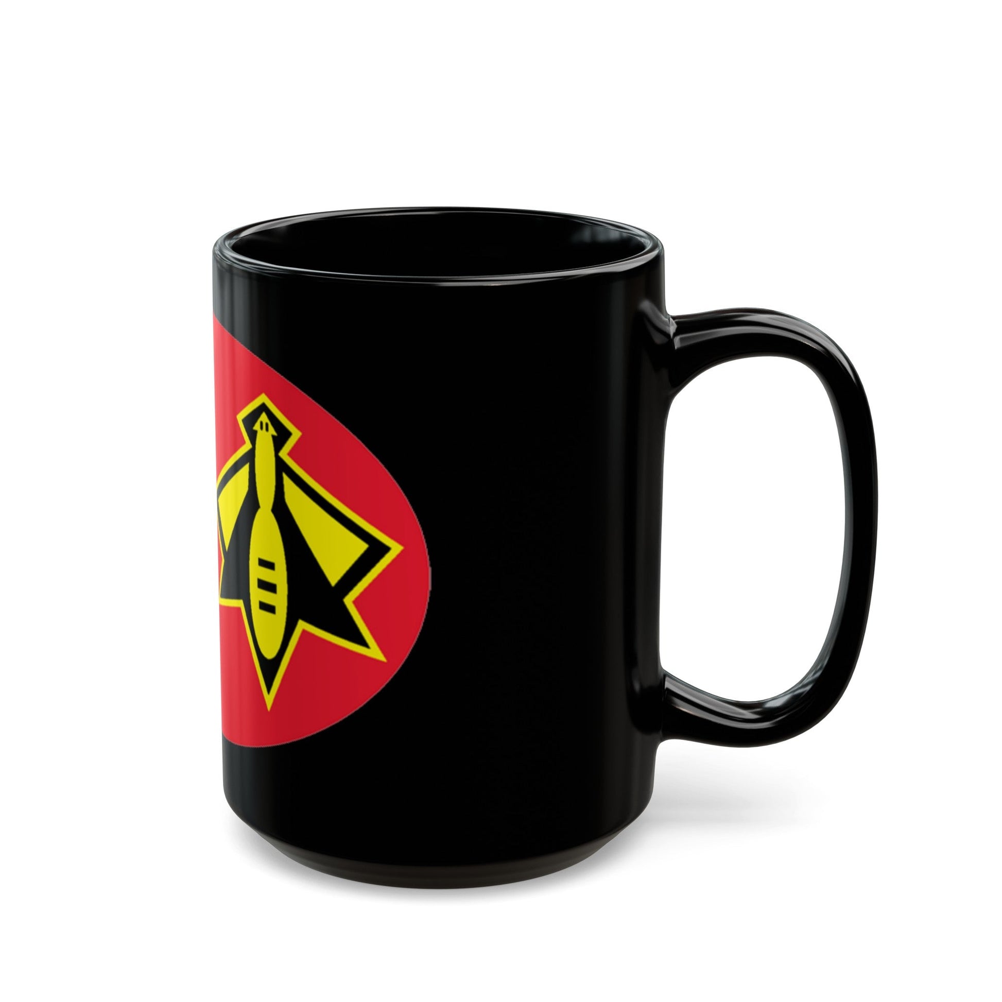 LPA 21st Airlift Squadron (U.S. Air Force) Black Coffee Mug-The Sticker Space