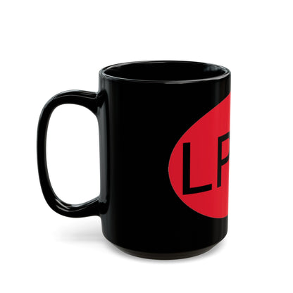 LPA 21st Airlift Squadron (U.S. Air Force) Black Coffee Mug-The Sticker Space