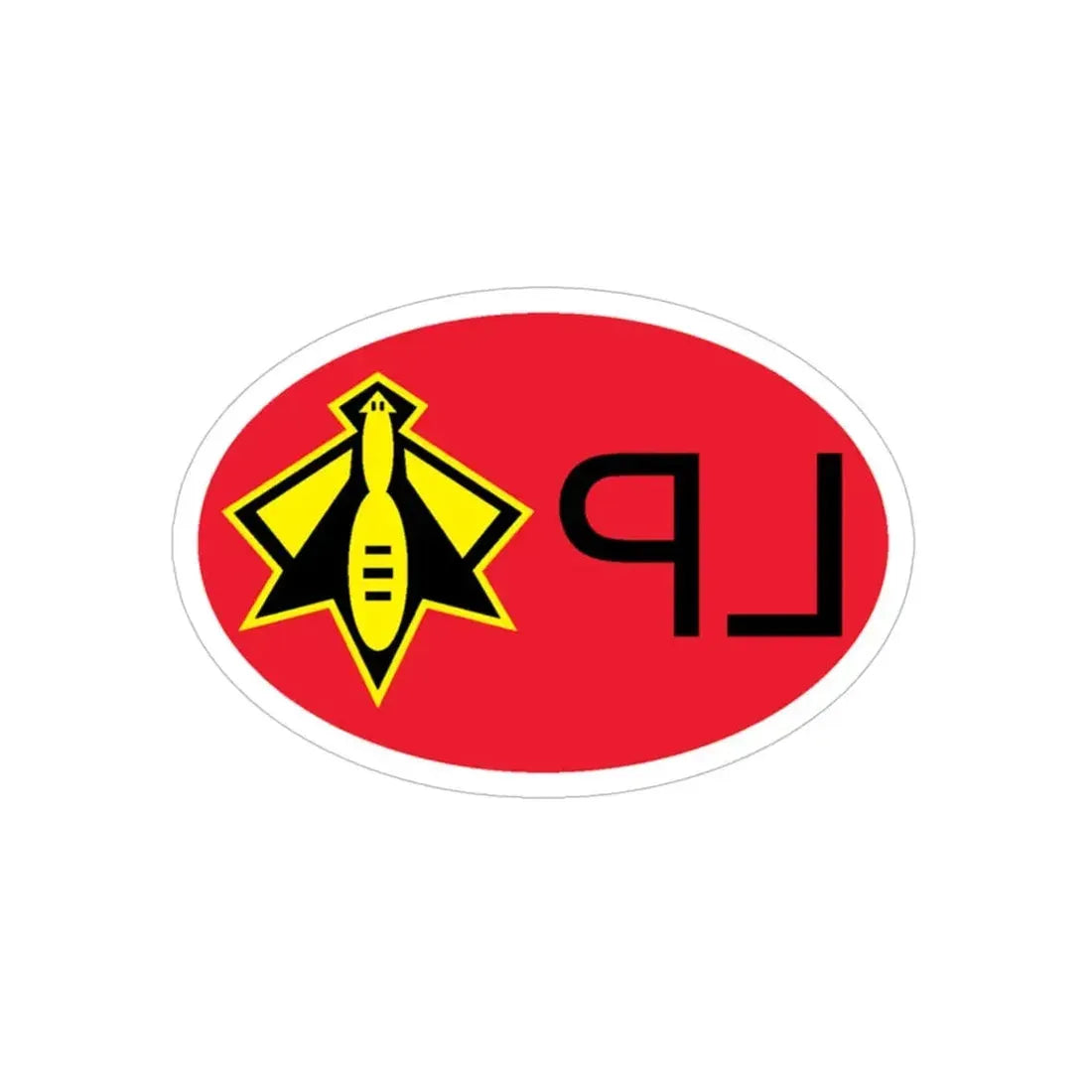 LPA 21st Airlift Squadron (U.S. Air Force) REVERSE PRINT Transparent Die-Cut STICKER 6 Inch Die-Cut Transparent - The Sticker Space